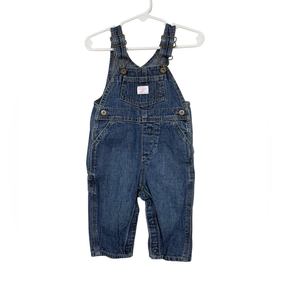 Oh Kosh B’Gosh Denim Overalls Size 6/9 Months